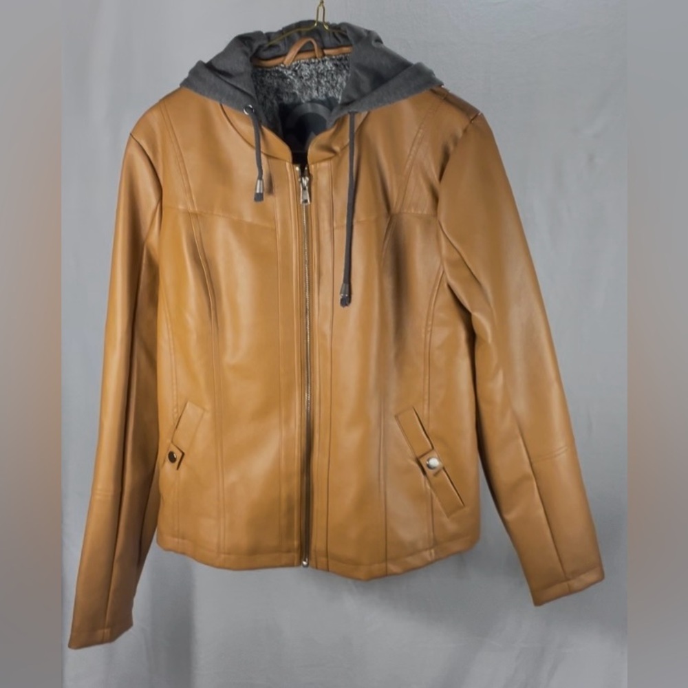 Faux Leather Jacket